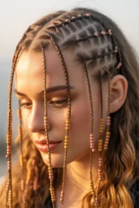 Baby Braids with Beads