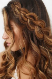 Caramel Highlights + Braided Hairstyles