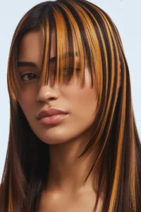 Chunky Caramel Highlights (Y2K Trend)