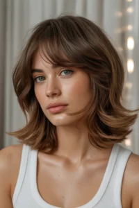 Classic Wolf Cut + Soft Curtain Bangs