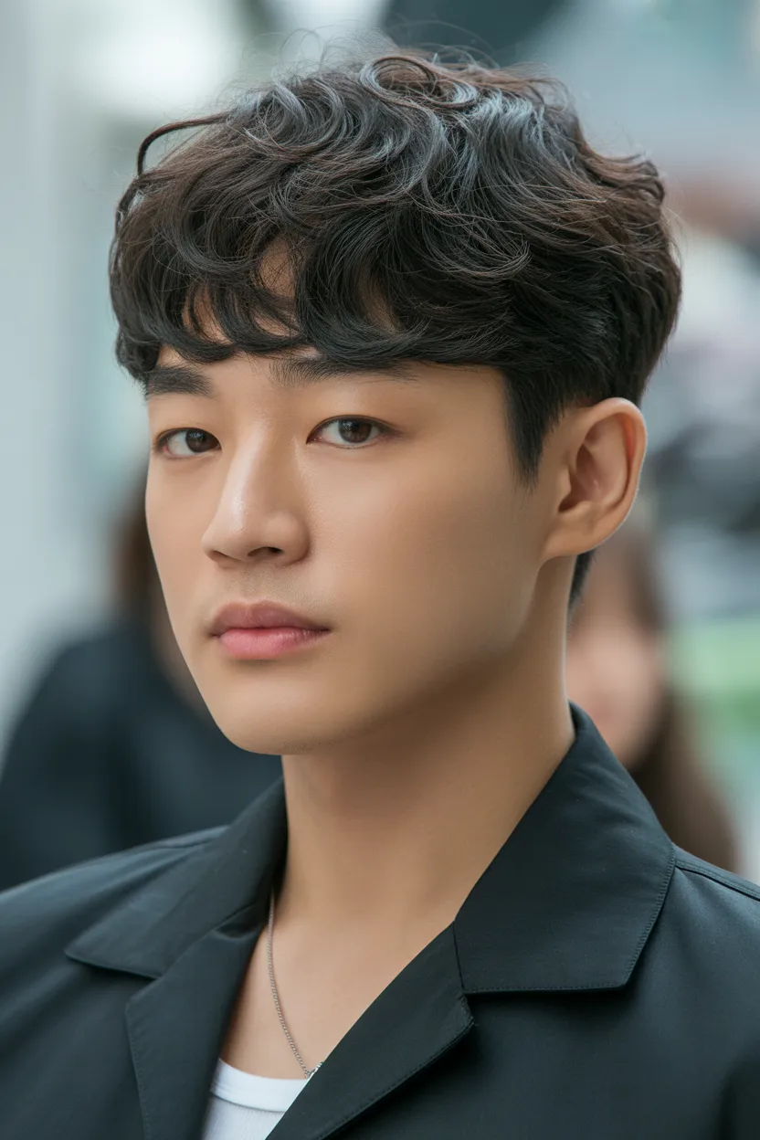 Clean Comma Hair (Side Curl Fringe)