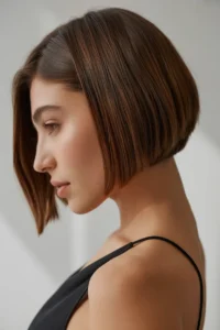 Cropped Bob with Tapered Nape