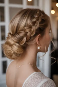 Dutch Braids for Wedding Guest Look