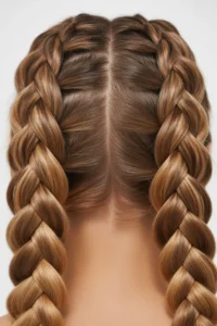Dutch Braids with Extensions (Extra Length)