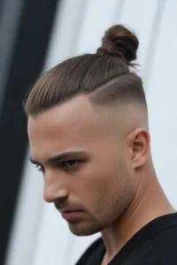 Faded Undercut + Man Bun