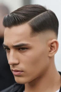 Faded Undercut + Side Part