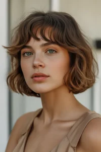 French Girl Short Wolf Cut + Curtain Bangs