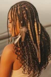 Fulani Braids with Boho Pieces