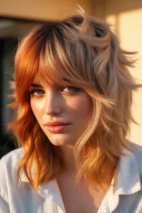 Ginger + Blonde Gemini Wolf Cut