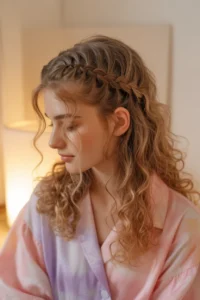 Half-Up Half-Down Baby Braids