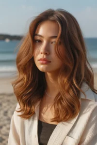 Korean Beach Waves (Soft Natural Texture)