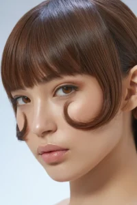Korean C-Curl Bangs