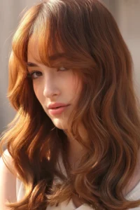 Korean Curtain Bangs + Soft Waves