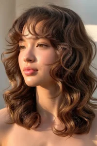 Korean Perm with Soft Bangs