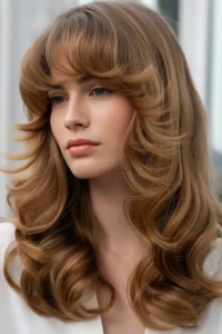 Layered Bangs with Long Hair