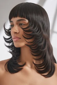 Long Wolf Cut with Butterfly Layer