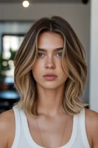 Medium Length Wolf Cut with Face-Framing