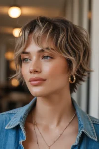 Mini Shag Wolf Cut + Curtain Bangs