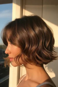 Short Butterfly Cut with Soft Waves