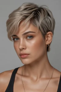 Short Wolf Cut Without Bangs