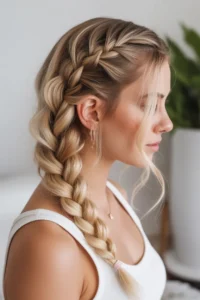 Side Dutch Braid (One-Sided)
