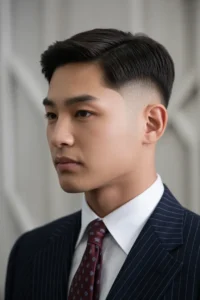 Side-Parted Korean Gentleman Cut