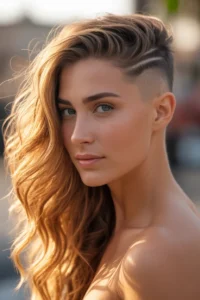 Side Shaved Long Waves