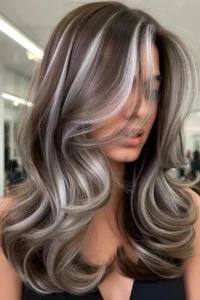 Silver Highlights with Long Layers