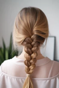 Single Dutch Braid Down the Back