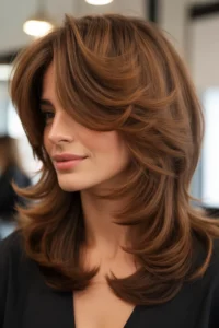 Soft Mullet with Volume Crown