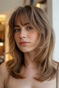 Soft Mullet with Wispy Bangs