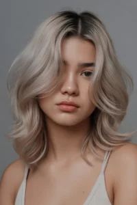 Wolf Cut Without Bangs + V-Shaped