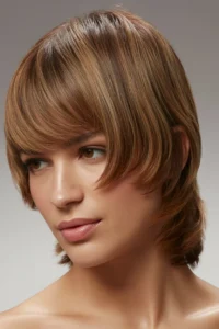 Wolf Cut Without Bangs for Thick