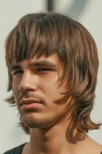 Wolf Cut for Medium Straight Hair