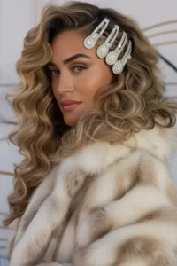 Big Wavy Hair With Hair Clips