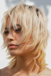 Blonde Wolf Cut