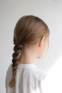 Braided Low Ponytail