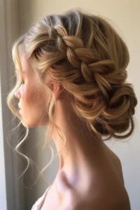 Braided Side Updo