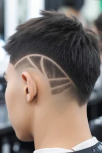 Burst Fade Mullet