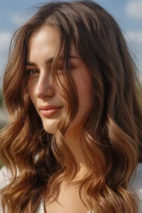 California Brunette with Babylights