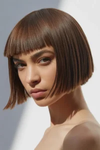 Choppy Bob With Micro Fringe