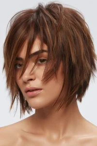 Choppy Bob With Razor Cut Texture