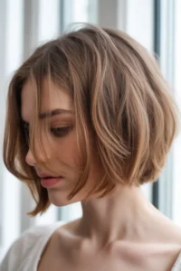 Choppy Bob With Rounded Shape