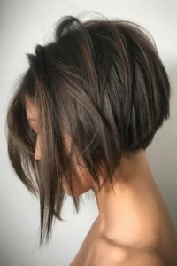 Choppy Bob With Short Back