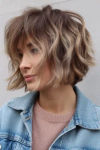 Choppy Bob With Tousled Layers