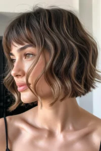 Choppy Bob With Wispy Bangs