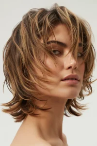 Choppy Layers for Medium Hair