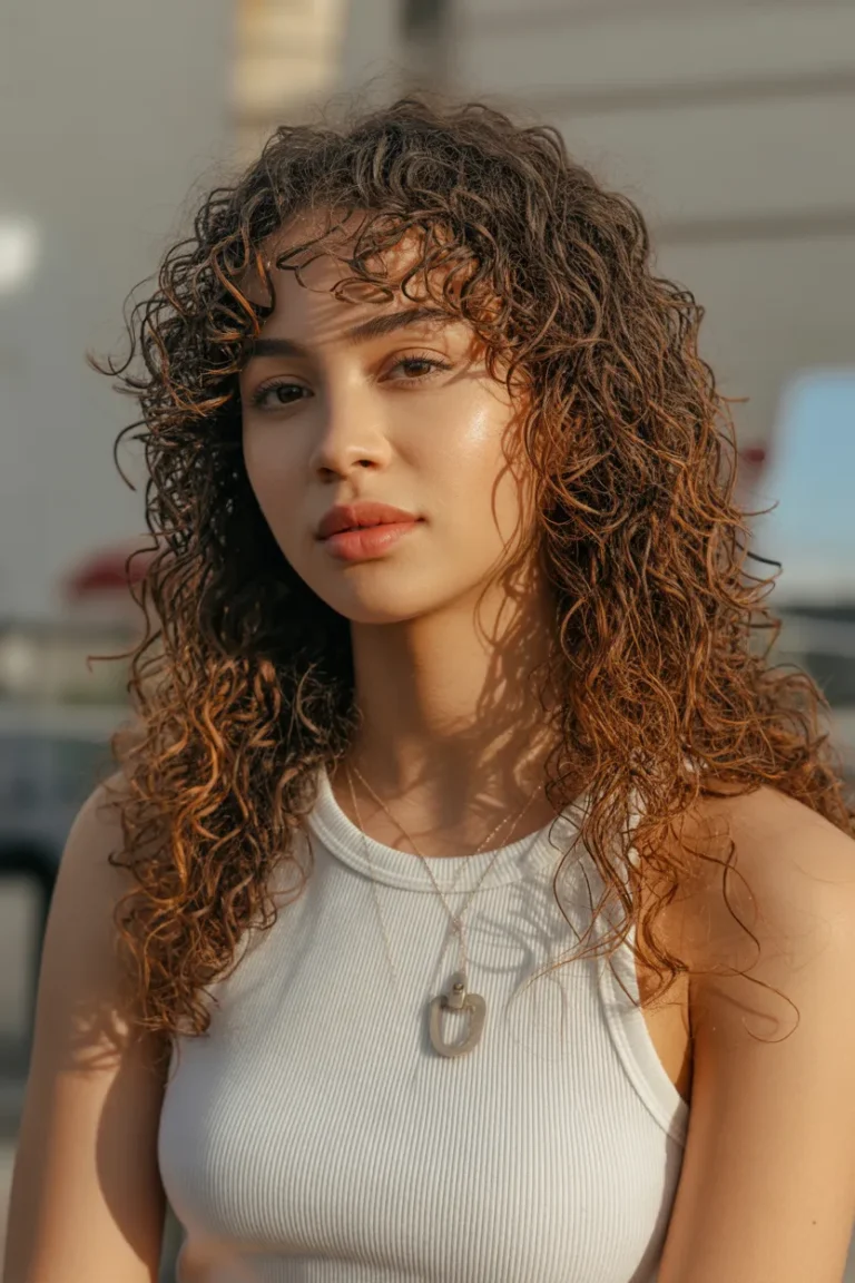 Classic Long Layers for Natural Curls