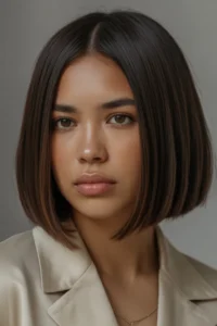 Classic Sleek Blunt Bob