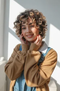 Curly Puff (for Curly Hair)